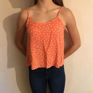 Pink Polka Dot Tank Top!